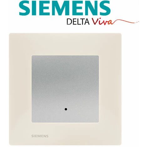 Va-et-Vient à Voyant Silver Delta Viva + Plaque Beige - SIEMENS - SIEMENS 2 Va-et-Vient à Voyant Silver Delta Viva + Plaque Beige - SIEMENS - SIEMENS – Image 2
