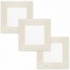 LOT 3 Va Et Vient Blanc Delta Viva + Plaque Beige - SIEMENS - SIEMENS
