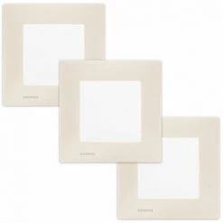 LOT 3 Va Et Vient Blanc Delta Viva + Plaque Beige - SIEMENS - SIEMENS