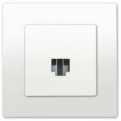 Prise RJ45 Blanc Delta Viva + Plaque Blanc - SIEMENS - SIEMENS