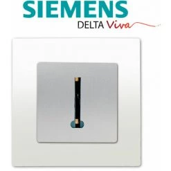 Prise Téléphone Silver Delta Viva + Plaque Blanc - SIEMENS - SIEMENS -SIEMENS Soldes 2022 3124354 2