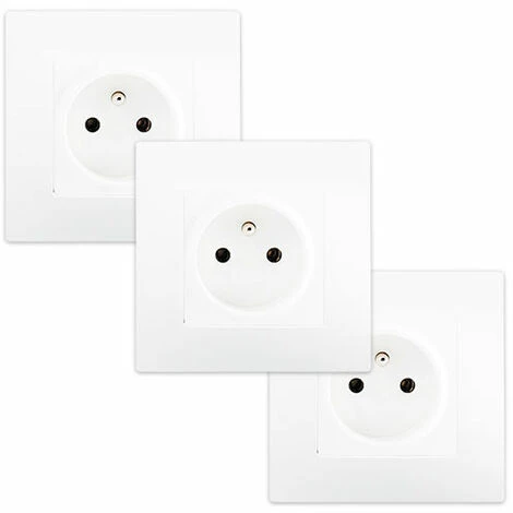 LOT 3 Prise 2P+T Blanc Delta Viva + Plaque Blanc - SIEMENS - SIEMENS 1 LOT 3 Prise 2P+T Blanc Delta Viva + Plaque Blanc - SIEMENS - SIEMENS