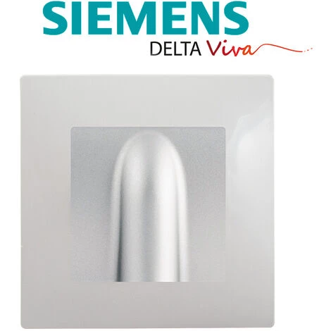 Sortie De Cable Silver Delta Viva + Plaque Gris - SIEMENS - SIEMENS 2 Sortie De Cable Silver Delta Viva + Plaque Gris - SIEMENS - SIEMENS – Image 2
