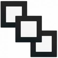 LOT 3 Va Et Vient Blanc Delta Viva + Plaque Noir - SIEMENS - SIEMENS