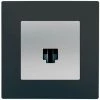 Prise RJ45 Silver Delta Viva + Plaque Anthracite - SIEMENS - SIEMENS