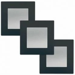 LOT 3 Va Et Vient Silver Delta Viva + Plaque Anthracite - SIEMENS - SIEMENS