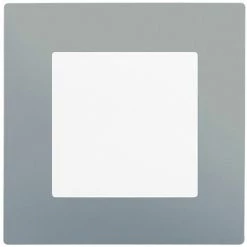 Va Et Vient Blanc Delta Viva + Plaque Silver - SIEMENS - SIEMENS