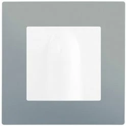 Sortie De Cable Blanc Delta Viva + Plaque Silver - SIEMENS - SIEMENS