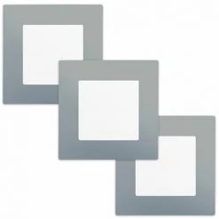 LOT 3 Va Et Vient Blanc Delta Viva + Plaque Silver - SIEMENS - SIEMENS