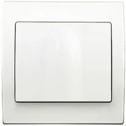 Sortie De Cable Blanc Delta Iris + Plaque Basic Blanc - SIEMENS - SIEMENS