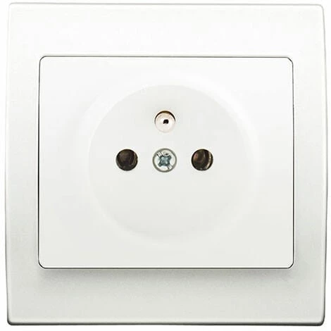 Prise 2P+T Blanc Delta Iris + Plaque Basic Blanc - SIEMENS - SIEMENS 1 Prise 2P+T Blanc Delta Iris + Plaque Basic Blanc - SIEMENS - SIEMENS