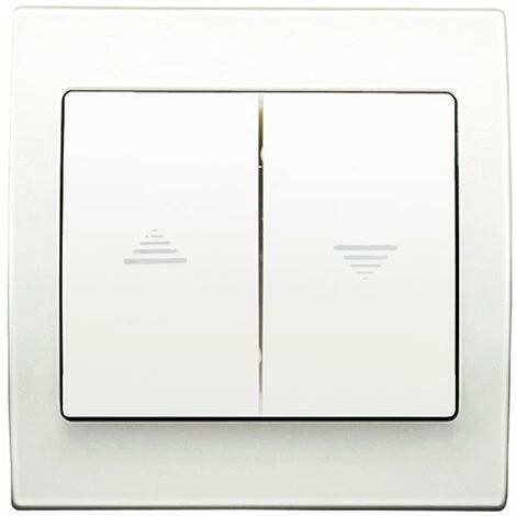 Interrupteur Volet Roulant Blanc Delta Iris + Plaque Basic Blanc - SIEMENS - SIEMENS 1 Interrupteur Volet Roulant Blanc Delta Iris + Plaque Basic Blanc - SIEMENS - SIEMENS