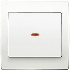 Va Et Vient Lumineux Blanc Delta Iris + Plaque Basic Blanc - SIEMENS - SIEMENS