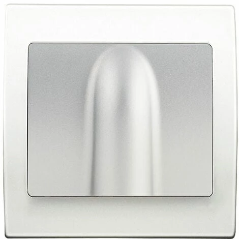 Sortie De Cable Silver Delta Iris + Plaque Basic Blanc - SIEMENS - SIEMENS 1 Sortie De Cable Silver Delta Iris + Plaque Basic Blanc - SIEMENS - SIEMENS