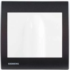 Sortie De Cable Blanc Delta Iris + Plaque Basic Anthracite - SIEMENS - SIEMENS