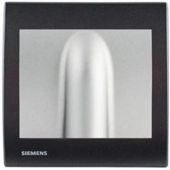 Sortie De Cable Silver Delta Iris + Plaque Basic Anthracite - SIEMENS - SIEMENS