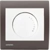 Va Et Vient Variateur 500W Blanc Delta Iris + Plaque Soft Marron - SIEMENS - SIEMENS