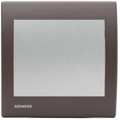 Va Et Vient Silver Delta Iris + Plaque Soft Marron - SIEMENS - SIEMENS