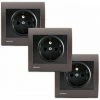 LOT 3 Prise 2P+T Anthracite Delta Iris + Plaque Soft Marron - SIEMENS - SIEMENS