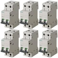 Kit Siemens Magnétothermiques 1P+N 2 Modules 16A 4500K 5SL35167