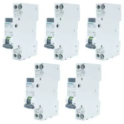 Kit Magnétothermiques Différentiels Siemens 6A 1P+N 30MA AC 4,5KA 5SV13131KK06