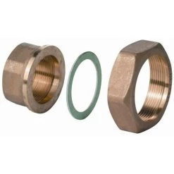 Siemens ALG152B - 2 X Raccord Fonte Galvanisé DN15 - RP 1/2" G 1" 100°C