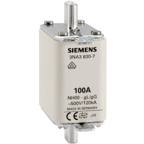 Siemens 3NA3820 Fusible NH Taille Du Fusible = 000 50 A 500 V/AC, 250 V/AC 3 Pc(s) 2 Siemens 3NA3820 Fusible NH Taille Du Fusible = 000 50 A 500 V/AC, 250 V/AC 3 Pc(s) – Image 2