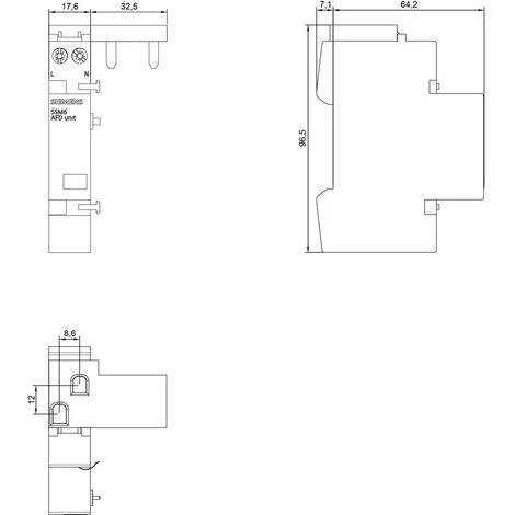 Siemens 5SM6021-2 Disjoncteur Contre Lincendie 2 Pôles 1 Pc(s) 2 Siemens 5SM6021-2 Disjoncteur Contre Lincendie 2 Pôles 1 Pc(s) – Image 2