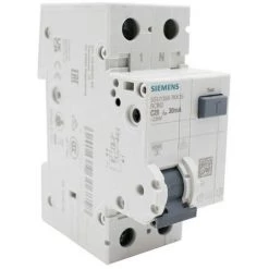 Magnétothermique Différentiel Siemens 25A 6KA 1P+N 30MA Type A 2M 5SU13567KK25