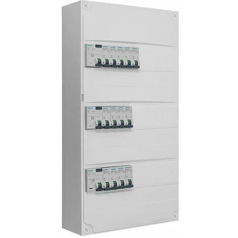 Tableau 3 Rangées Pré-équipé 2 Inter. Diff. 63A + 1 Inter. Diff. 40A + 13 Disjoncteurs - SIEMENS - SIEMENS 1 Tableau 3 Rangées Pré-équipé 2 Inter. Diff. 63A + 1 Inter. Diff. 40A + 13 Disjoncteurs - SIEMENS - SIEMENS