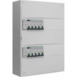 Tableau 2 Rangées Pré-équipé 1 Inter. Diff. 63A + 1 Inter. Diff. 40A + 8 Disjoncteurs - SIEMENS - SIEMENS