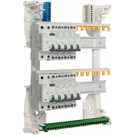 Tableau 2 Rangées Pré-équipé 1 Inter. Diff. 63A + 1 Inter. Diff. 40A + 8 Disjoncteurs - SIEMENS - SIEMENS 2 Tableau 2 Rangées Pré-équipé 1 Inter. Diff. 63A + 1 Inter. Diff. 40A + 8 Disjoncteurs - SIEMENS - SIEMENS – Image 2
