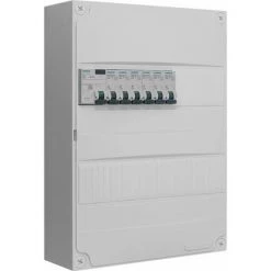 Tableau 2 Rangées Pré-équipé 1 Inter. Diff. 40A Type AC + 6 Disjoncteurs - SIEMENS - SIEMENS