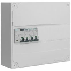 Tableau 1 Rangée Pré-équipé 1 Inter. Diff. 63A Type A + 3 Disjoncteurs - SIEMENS - SIEMENS