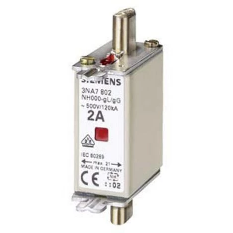 Siemens 3NA7822 Cartouche-fusible Taille Du Fusible = 0 63 A 500 V 1 Pc(s) 1 Siemens 3NA7822 Cartouche-fusible Taille Du Fusible = 0 63 A 500 V 1 Pc(s)