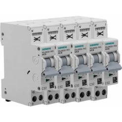 Lot De 5 Disjoncteurs Auto P+N 32A - SIEMENS - SIEMENS