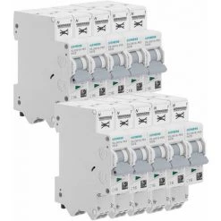 Lot De 10 Disjoncteurs Auto P+N 16A - SIEMENS - SIEMENS