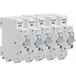 Lot De 5 Disjoncteurs Auto P+N 16A - SIEMENS - SIEMENS