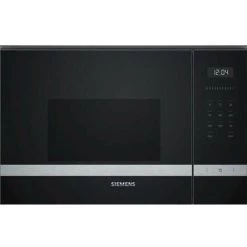 SIEMENS BF555LMS0 Micro-ondes Combiné Encastrable - 25L - 900W - Puissance De Raccordement : 1450W