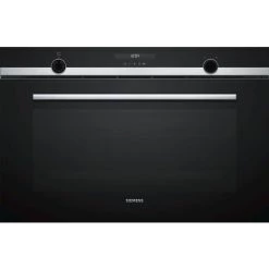 Four Intégrable Multifonction 112l 90cm A+ Pyrolyse Inox - Vb578d0s0 - Siemens - Inox Et Noir