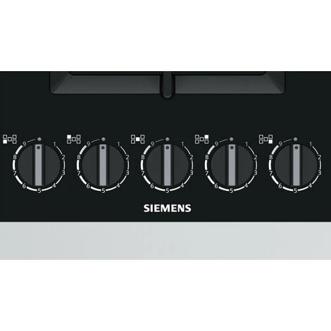 Table Verre Gaz 90cm Noir Fleur De Plan - Ep9a6qb90 - Siemens - Noir 4 Table Verre Gaz 90cm Noir Fleur De Plan - Ep9a6qb90 - Siemens - Noir – Image 4