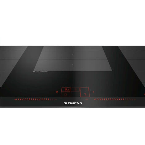 Table De Cuisson à Induction 90cm 5 Feux 11100w Noir - Ex975lxc1f - Siemens - Noir 2 Table De Cuisson à Induction 90cm 5 Feux 11100w Noir - Ex975lxc1f - Siemens - Noir – Image 2