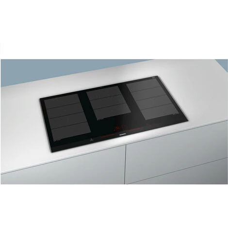 Table De Cuisson à Induction 90cm 5 Feux 11100w Noir - Ex975lxc1f - Siemens - Noir 3 Table De Cuisson à Induction 90cm 5 Feux 11100w Noir - Ex975lxc1f - Siemens - Noir – Image 3