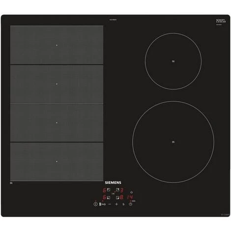 Table De Cuisson Induction 60cm 4 Feux 7400w Noir - Ex611beb1e - Siemens - Noir 1 Table De Cuisson Induction 60cm 4 Feux 7400w Noir - Ex611beb1e - Siemens - Noir