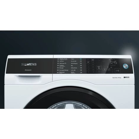 Lave-linge Séchant Hublot 10/6kg 1400 Tours/min - Wd4hu500ff - Siemens - Blanc 3 Lave-linge Séchant Hublot 10/6kg 1400 Tours/min - Wd4hu500ff - Siemens - Blanc – Image 3