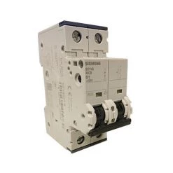 Siemens 5SY4501-8 Disjoncteur 1P+N 1A 230V Courbe D - Gris