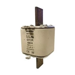 Siemens 3NE1436-0 Cartouche Fusible SITOR NH3 630A 690V Type GR - Blanc