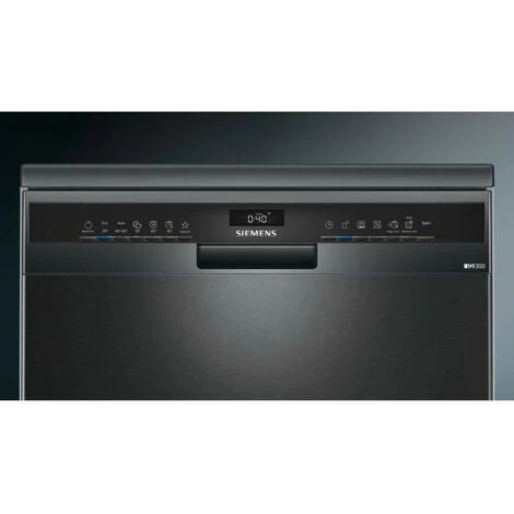 Lave-vaisselle Pose Libre SIEMENS SN23EC14CE IQ300- 13 Couverts - Induction - L60cm - Home Connect - 44dB - Black Inox 2 Lave-vaisselle Pose Libre SIEMENS SN23EC14CE IQ300- 13 Couverts - Induction - L60cm - Home Connect - 44dB - Black Inox – Image 2