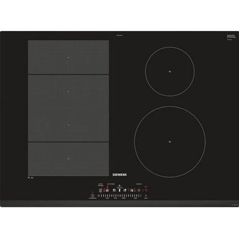 Table De Cuisson Induction 71cm 4 Feux 7400w Noir - Ex731fec1f - Siemens - Noir 1 Table De Cuisson Induction 71cm 4 Feux 7400w Noir - Ex731fec1f - Siemens - Noir