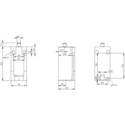Siemens 3SE52120CC05 3SE5212-0CC05 Boîtier Pour Interrupteur De Position 240 V/AC 3 A Poussoir à Rappel IP66, IP67 1 Pc -SIEMENS Soldes 2022 6208014 3